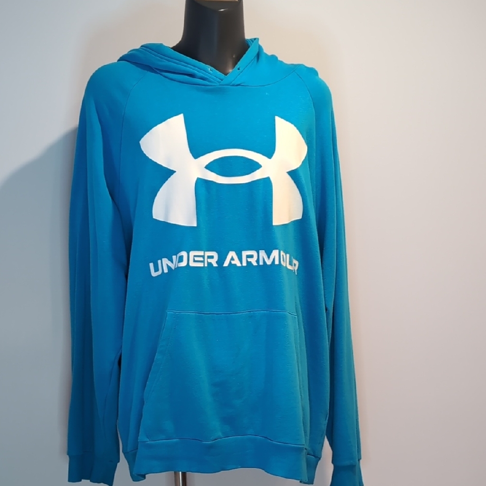 Under Armour Turquoise Sweatshirt Hoodie Loose Fit 4XL